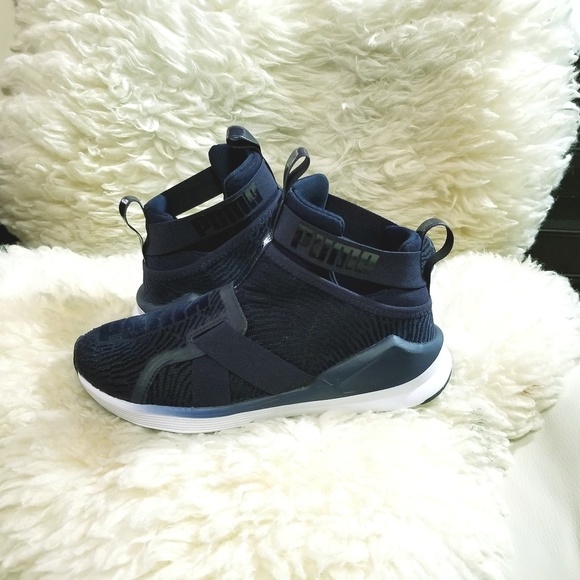 puma fierce strap navy blue